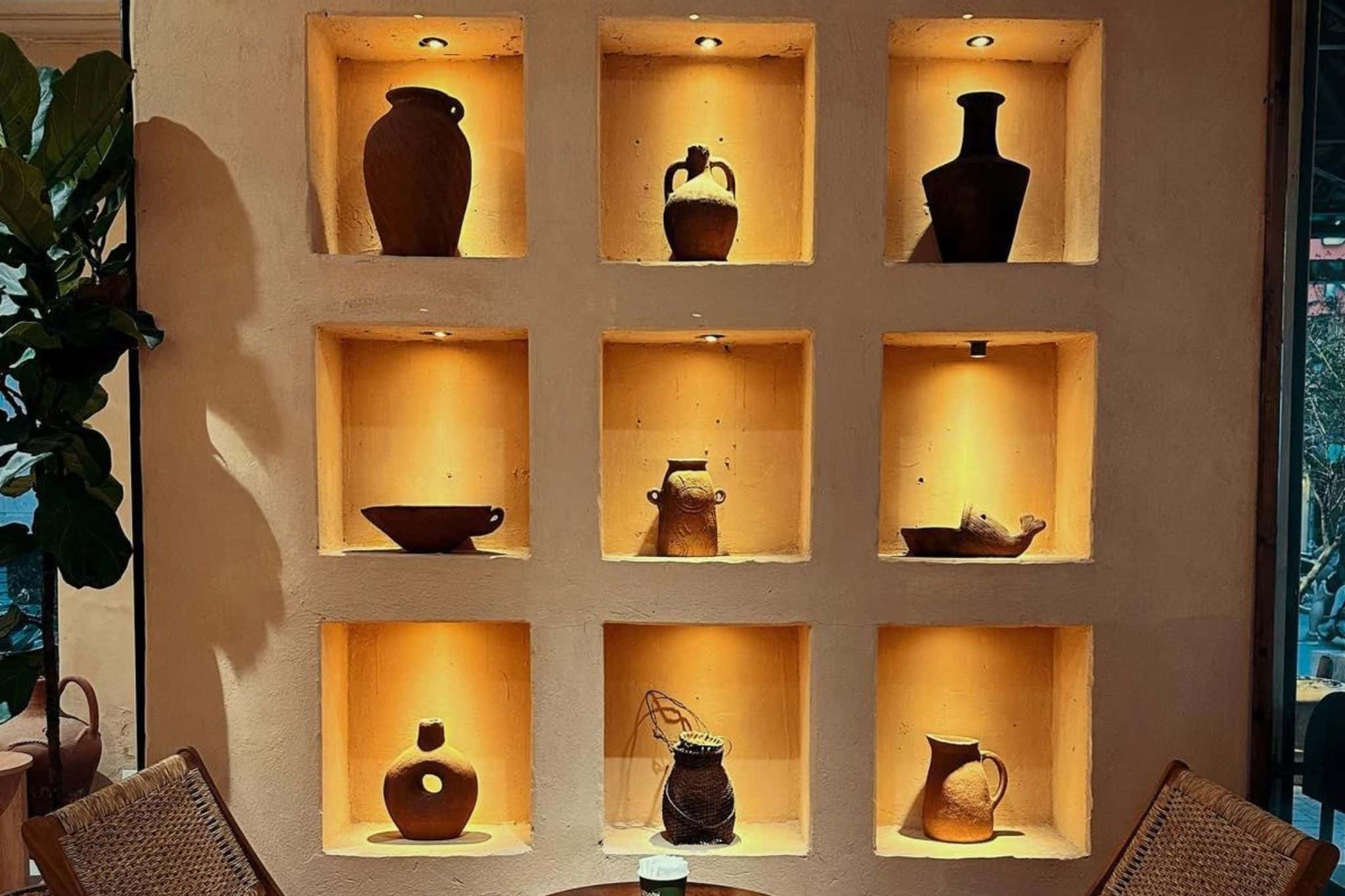 Vật liệu trong thiết kế quán cafe phong cách Rustic